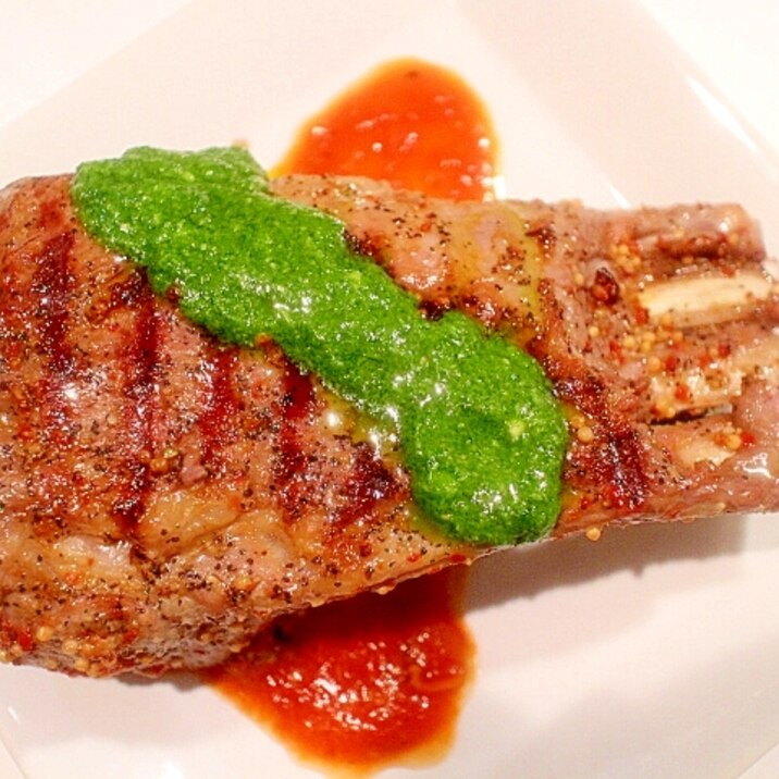 おもてなし オーブンを使わず焼くラムブロック レシピ 作り方 By Seika A 楽天レシピ